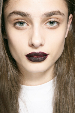 runwayandbeauty:Taylor Marie Hill - Beauty at Emanuel Ungaro Fall 2015 | PFW.