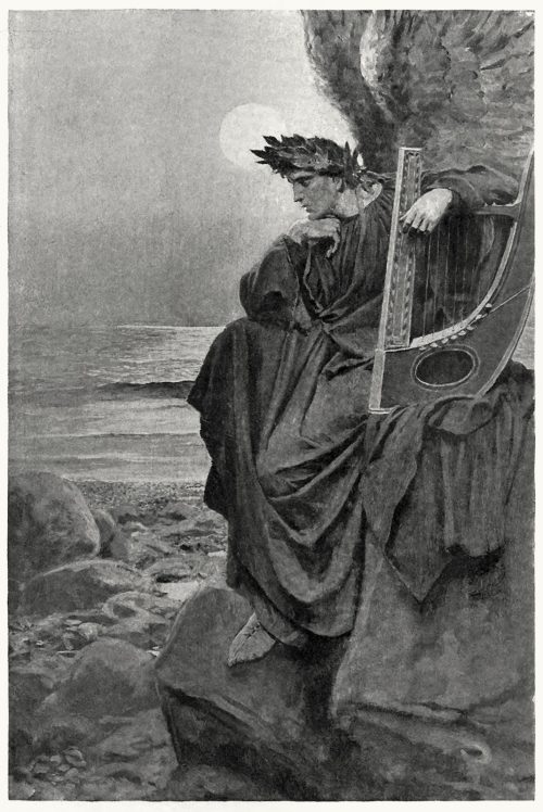 oldbookillustrations: Howard Pyle, frontispiece from Stops of various quills, by William Dean Howell