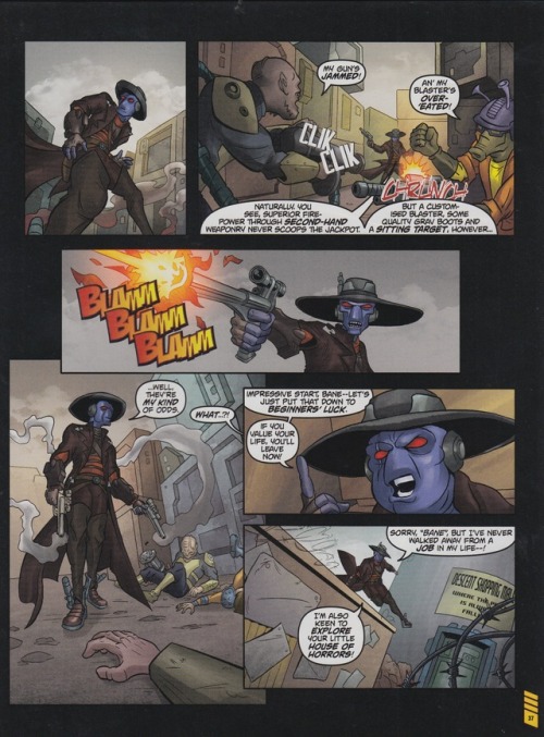 FINALLY got around to scanning the Cad Bane non-canon UK comic “Bane vs&hellip;.Bane?” for @ladyanan