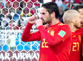 worldcupdaily:Isco’s equaliser against Morocco at the World Cup 2018