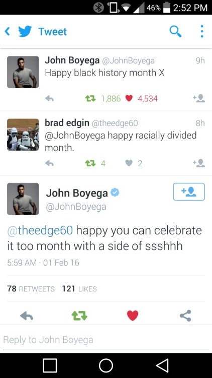 wake-up-finn: theevergreen: John Boyega (Finn from Star Wars episode 8) had to do it to em lmao YAAA