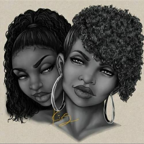 Sisters #digitalart #digitalpainting #blackcreator #characterart #instarthub #instaartlovers #instaa