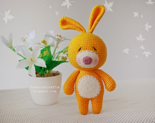 Rabbit doll - Free Crochet Pattern by FukurouCrafts.