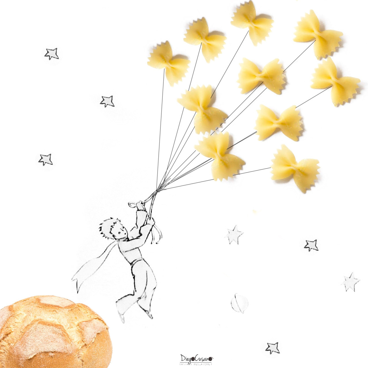 culturenlifestyle:  Playful Illustrations Playfully Feature Objects to Compose Silhouettes