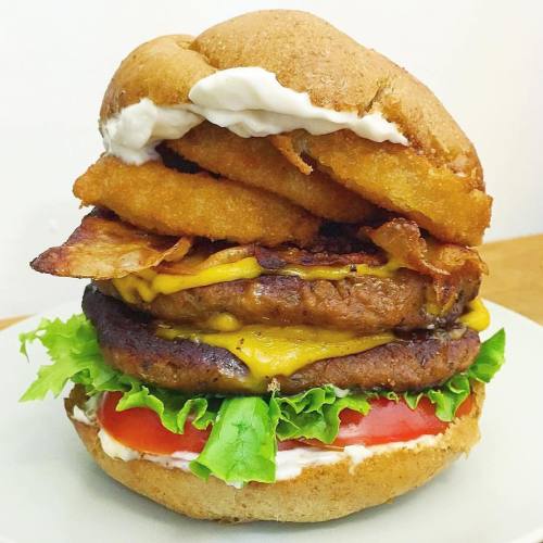 #ShitakeTuesday @vegicano ・・・ &ldquo;When Yer #Vegan and you act Extra: Double Shiitake #Seitan and 