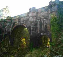 The Overtoun Bridge is an arch bridge located near Milton, Dumbarton, Scotland, which was built in 1859. It has become famous for the number of unexplained instances in which dogs have, apparently, committed suicide by leaping off it. The incidents were