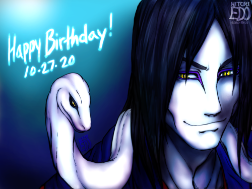 Orochimaru [2020] I expect to be busy the day of Orochimaru&rsquo;s birthday, and fortune favors