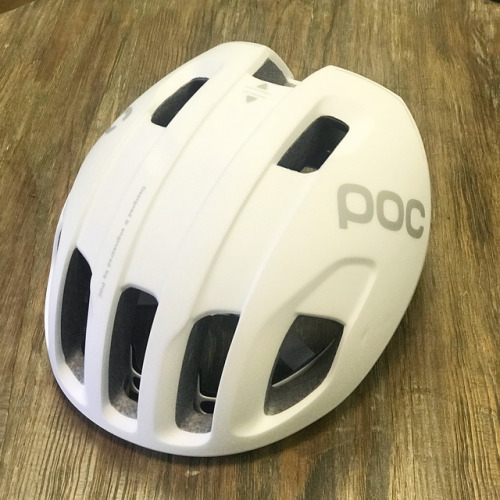 glorycycles: POC Ventral Spin Matte White Helmet #pochelmets #pocventral #roadhelmet #poc (at Glory 