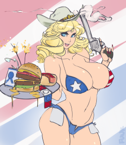 therealfunk:  A quick thing for America Day. Hope you all had (have?) a safe one :B  Mericu!