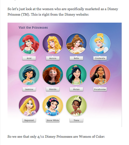 racebentdisney:wocinsolidarity:Made rebloggable by request! (Links to blogs listed: Disney and Inter