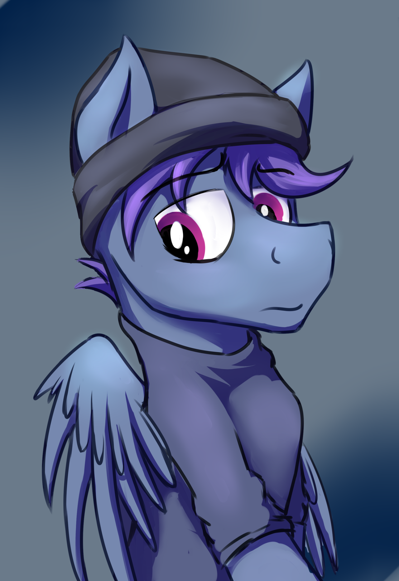 Just decided to do a winter-look quickpic for reasons or whatever. Basically sketch