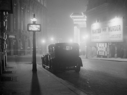 cat-eye-nebula:  Foggy Britain, from 1928 to 1952. (x) Click on the pictures for location information. 