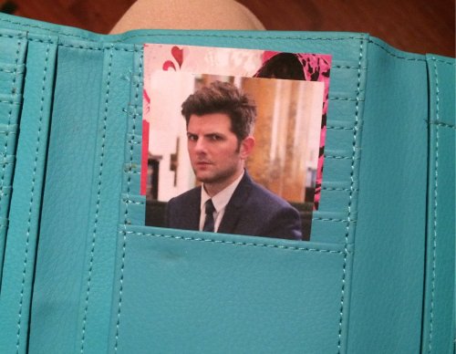 edwardnvgmas:I keep a photo of Donna Meagle in my wallet to remind me to treat myself, right behind 