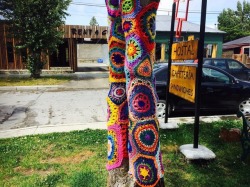 #yarnbomb at the ends of the earth // Jan