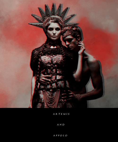 protectorartemis: mythology meme: gods and goddesses - olympian (5/5) - artemis and apolloA R T E M 