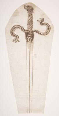 met-armsarmor:Drawing of a Sword HiltGift of Mathew Rutenberg, 1987 Metropolitan Museum of Art, New York, NYMedium: Pen and ink on paper
