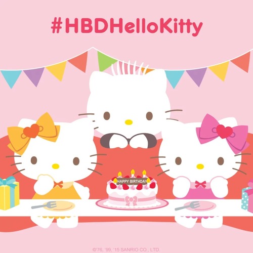 respect-the-kitty: Happy birthday to Kitty and Mimmy!