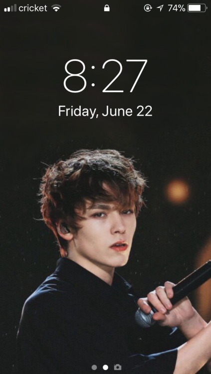 Seventeen Vernon lockscreen