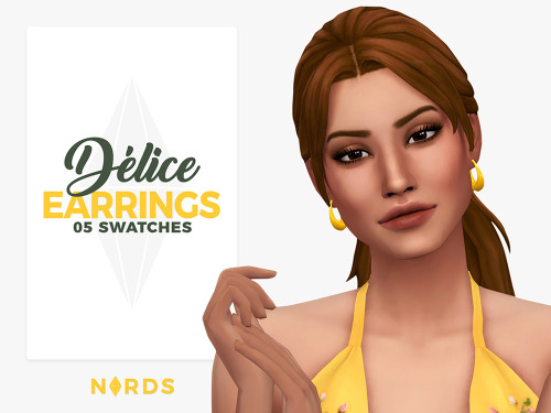 nords-sims:Délice Earrings:Oh no! Not another pair of earrings!! I hope you don’t hate it.DOWNLOAD /