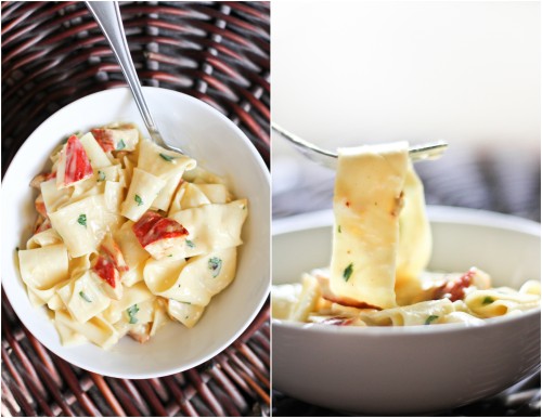 Pappardelle with Lobster Mushrooms | frites and fries