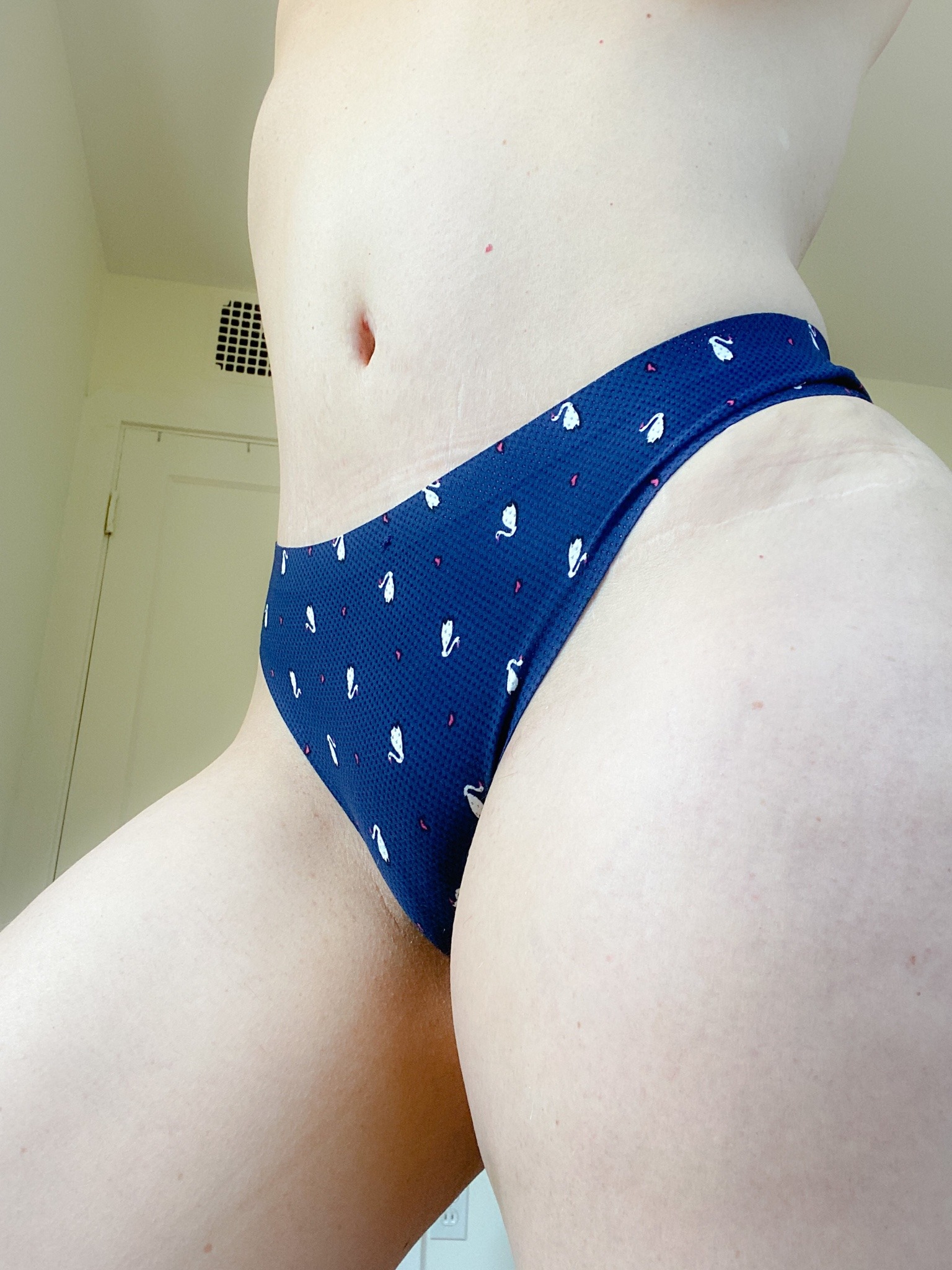 pantingirl:Come take a bite out of this soft ass. These swan cheekies are available to buy.