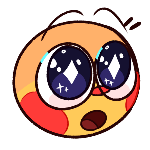 Cursed Wide Eyes Emoji Twitch Discord Emote Reaction (Download Now) 