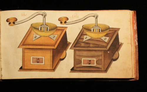 Trade catalogue for tools and other metal wares, 1800. Watercolor drawing. Peter Frohn, Remscheid, G