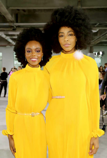 inthemoodforchaos: Ashleigh Murray attends the Tibi front row during New York Fashion Week