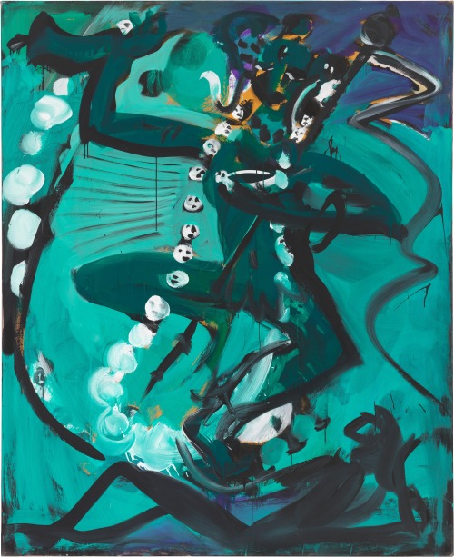 Karl Horst Hödicke (German, b. 1938), Tanzende Kali [Dancing Kali], 1981. Acrylic on canvas, 190 x 1