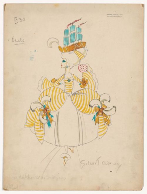 fripperiesandfobs: Costume designs by Adrian for the Greenwich Village Follies, 1920 From the New Yo