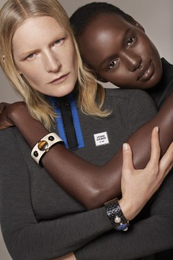 sevigni:  Kirsten Owen & Ajak Deng shot