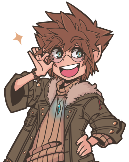 destiny-islanders:  A very self-indulgent doodle of what Sora might wear on his expedition to the lost city of Atlantis *u*(*Slides Nomura ฤ* Pls Nomura-san put a world based on Atlantis: The Lost Empire in KH3)I’ve gotten a few requests for a coloring