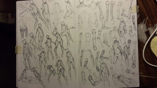 this week in sketchbook drawings: what the heck are arms. I still don’t know. also some leg mu
