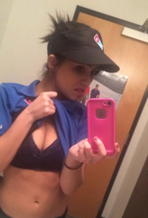 Leaked selfies at work