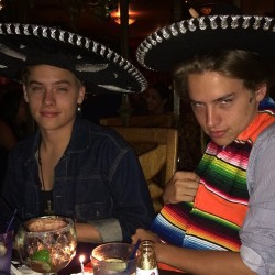 classymike44:  Dylan and Cole Sprouse on their 22nd birthday.