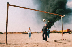 aliirq:   Iraqi children play soccer in Baghdad,