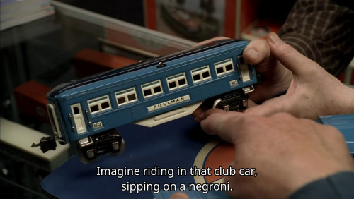 Thousands of dollars for little toy trains, and THIS is the quality of the accompanying figurines?~ 