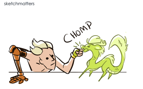 badlydrawndragons:rule #1: don’t pet strange green dogs