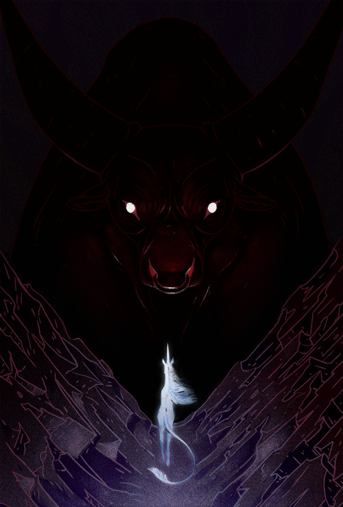 Last Unicorn book cover for class 