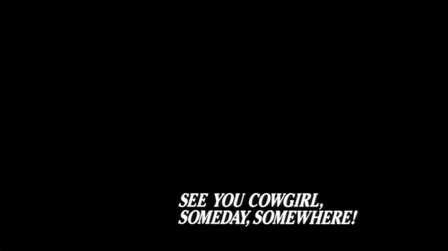 XXX yscar:  Cowboy Bebop (1998) ; ending title photo