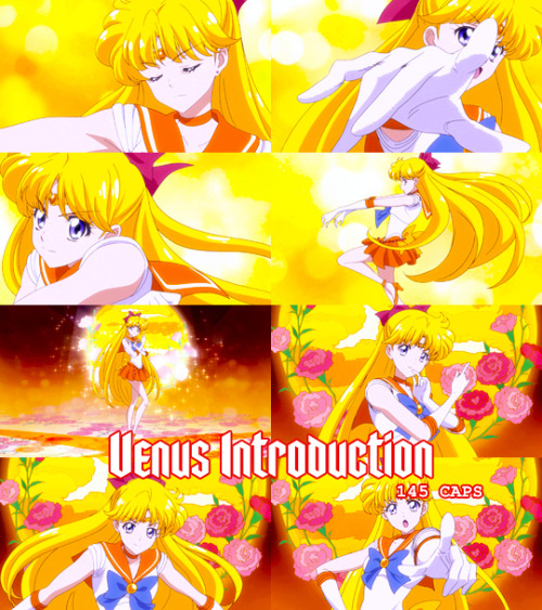 ribbonchocolate: Frame-by-frame screencaps of Sailor Venus’ introduction speech in 1080p. Dow