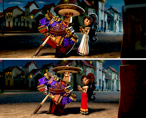 nadiaerre-deactivated20160324:  The Book of Life: Concept art = Movie  This is it.This was one of the best-looking animated movies I’ve ever seen.You can barely tell if you’re a looking at concept arts or the real movie itself.Truly a colorful