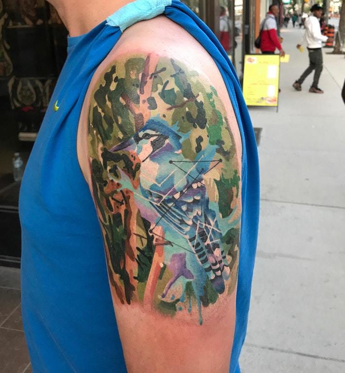 Blue Jay Bird Tattoo Super Tattoo Ideas