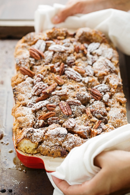 fullcravings:Pumpkin French Toast Casserole