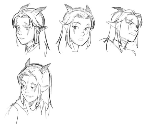 dragonprinceofficial: Here are some early character expression sheets!