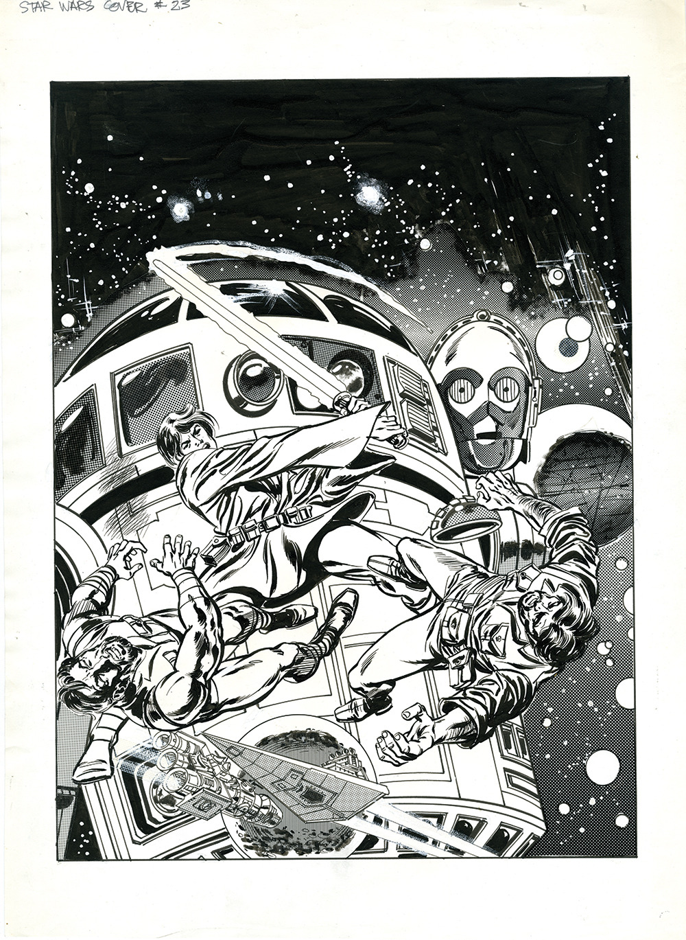 tompalmerillustration:  Star Wars Weekly #23 cover. Marvel UK, 1978. Pencils by Howard