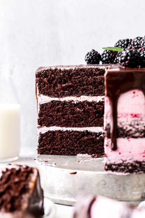 nougatella: Blackberry Chocolate Cake | Butternut Bakery
