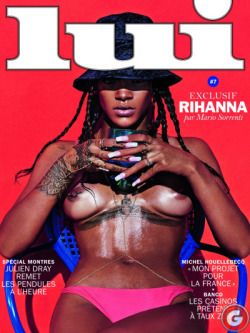 gotcelebsdaily:Rihanna | Lui Magazine (2014)