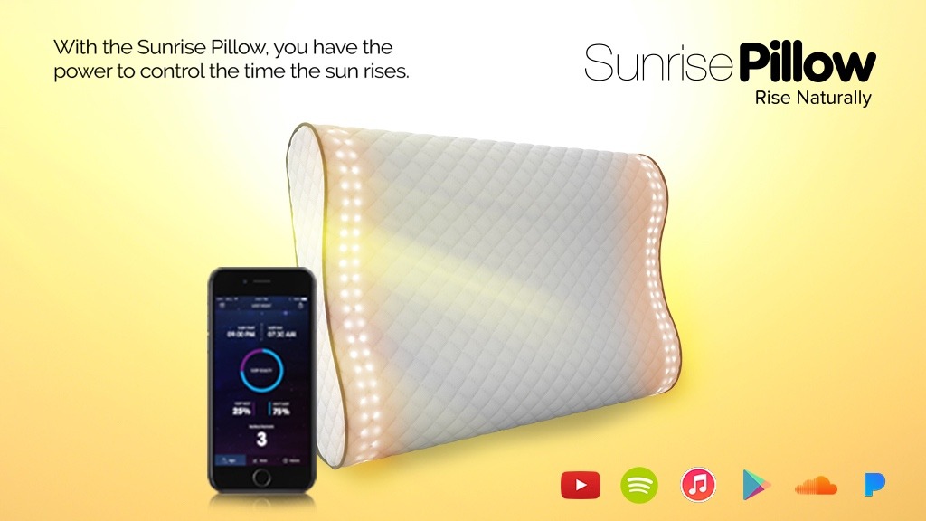 It’s an electronic pillow! With lights! And sound!