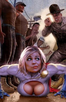 ed-pool:  Power Girl in Boot Camp by Greg